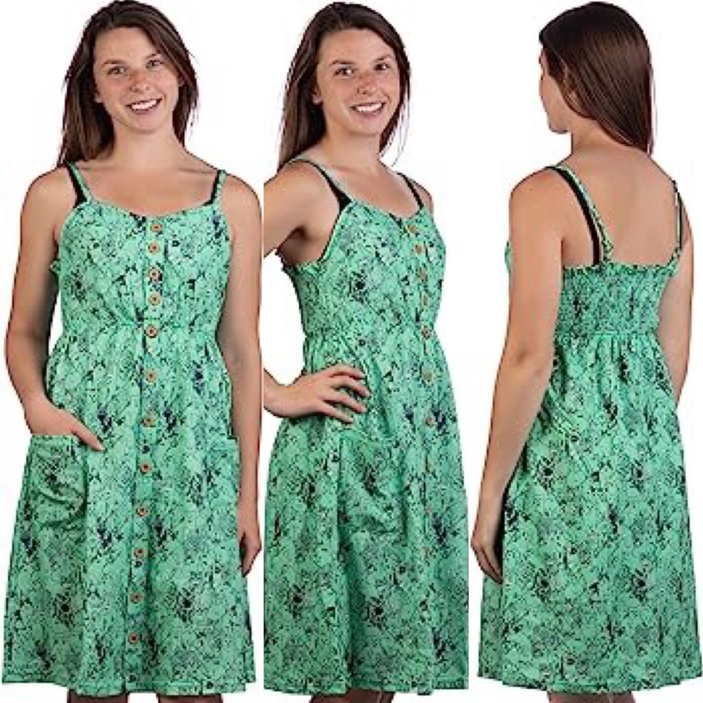 Ann Arbor T-Shirt Company Cat Print Retro Pin Up / Skater Style Sundress